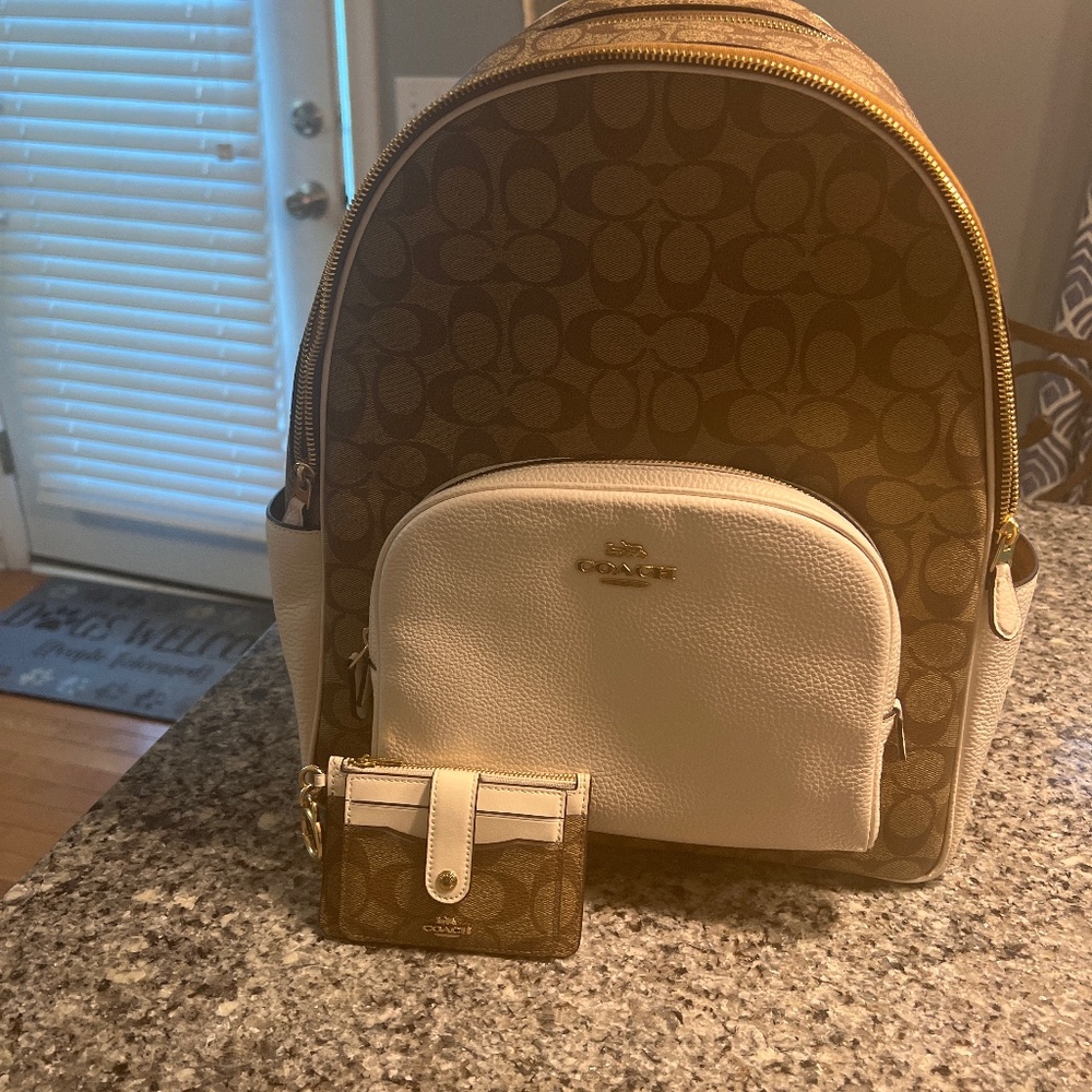 Backpack and wallet
